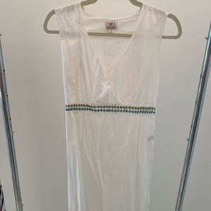 White beach dress